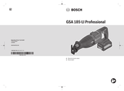 Bosch GSA 185-LI Professional Manual Original