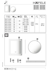 hafele 983.75.006 Instrucciones De Montaje