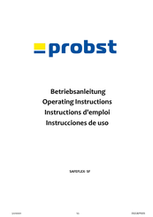 probst SAFEFLEX- SF Instrucciones De Uso