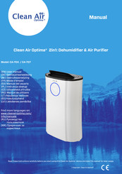 Clean Air Optima CA-704 Smart Manual Del Usuario