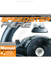 FANATEC SPEEDTER PURE Manual