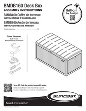 Suncast BMDB160 Instrucciones De Armado