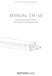 Motion BLINDS CM-40 Manual