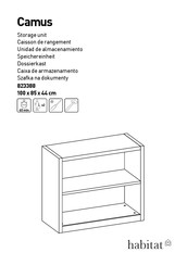 Habitat Camus 823388 Instrucciones