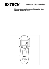 Extech Instruments 461920 Manual Del Usuario