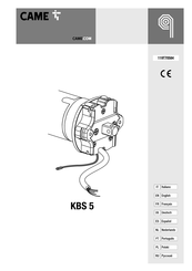 CAME KBS 5 Manual De Instrucciones