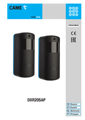 CAME DXR20SAP Manual De Instrucciones