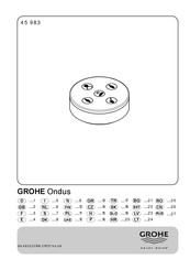 Grohe Ondus 45 983 Manual Del Usuario