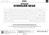 Epomaker EVERGLIDE SK68 Guia De Inicio Rapido