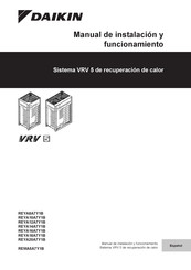 Daikin VRV 5 REYA12A7Y1B Manual De Instalación Y Funcionamiento