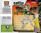 Mega Bloks NEO SHIFTERS WEB BATTLERS 6338 Instrucciones De Montaje