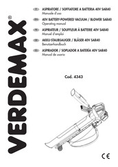 Verdemax SAR40 Manual De Usuario