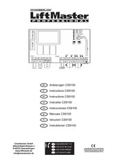 Chamberlain LiftMaster PROFESSIONAL CS9100 Instrucciones