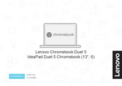 Lenovo IdeaPad Duet 5 Chromebook Guia Del Usuario