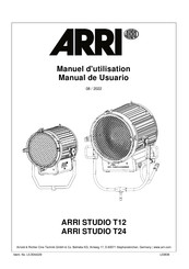 ARRI STUDIO T24 Manual De Usuario