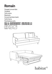 Habitat Romain 823922 Instrucciones De Montaje