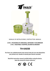 Thulos TH-KA038 Manual De Instrucciones