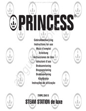 Princess 2411 Instrucciones De Uso