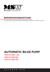 MSW MSW-M-ABP-1100 Manual De Instrucciones