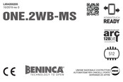 Beninca ONE.2WB-MS Manual De Instrucciones