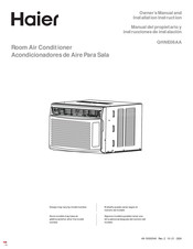 Haier QHNE06AA Manual Del Propietario Y Instrucciones De Instalación