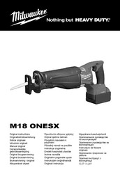 Milwaukee M18 Manual Original
