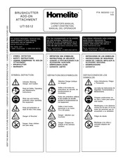 Homelite UT15512 Manual Del Operador