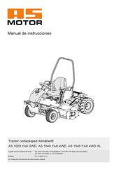 AS MOTOR AS 1040 YAK 4WD XL Manual De Instrucciones