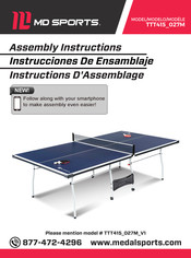 MD SPORTS TTT415 057M Instrucciones De Ensamblaje