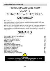 Kruger KH17013CP Manual De Instrucciones