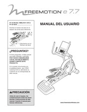 FreeMotion Fitness FREEMOTION e 7.7 Manual Del Usuario