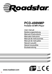Roadstar PCD-498NMP Manual De Instrucciones
