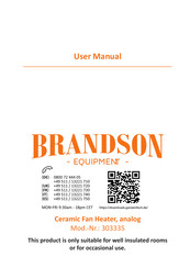 Brandson Equipment 303335 Manual Del Usuario