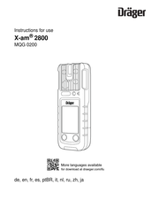 Dräger X-am 2800 Instrucciones De Uso