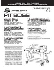 Pit Boss ULTIMATE GRIDDLE PB3BGD2 Guía De Montaje