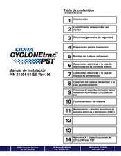 CiDRA CYCLONEtrac PST Manual De Instalación