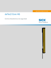 SICK deTec2 Core Vibes Instrucciones De Uso