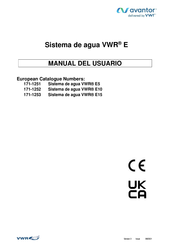 VWR avantor E Serie Manual Del Usuario