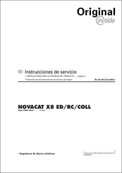 NOVACAT X8 RC Instrucciones De Servicio