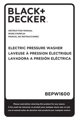 Black and Decker BEPW1600 Manual De Instrucciones