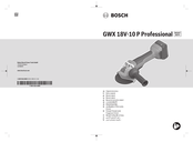 Bosch GWX 18V-10 P Professional Manual Original