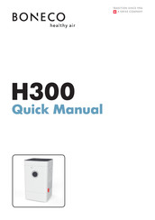Boneco healthy air H300 Manual Rápido