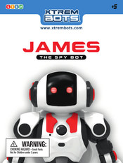 Xtrem Bots JAMES THE SPY BOT Manual De Instrucciones