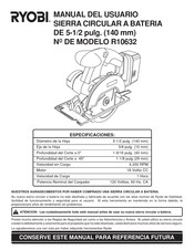 Ryobi R10632 Manual Del Usuario