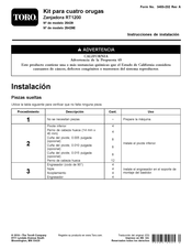 Toro 25429E Instrucciones De Instalación