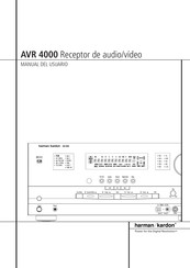 Harman Kardon AVR 4000 Manual Del Usuario