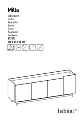 Habitat Milla 817573 Instrucciones De Montaje