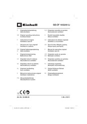 EINHELL GE-CF 18/2200 Li Manual De Instrucciones