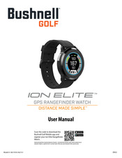 Bushnell GOLF ION ELITE Manual Del Usuario