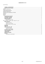 ENERGY SISTEM clock speaker4 Manual De Usuario